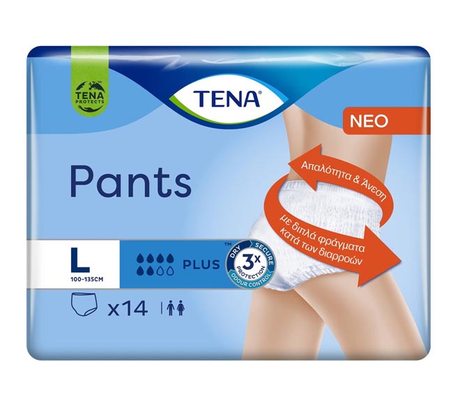 TENA adult pants large plus (14pcs)