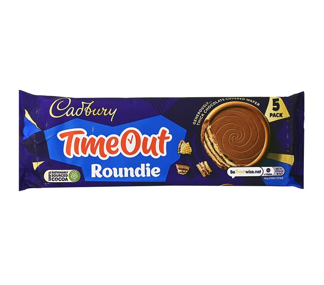 CADBURY Roundie milk chocolate wafer rounds 150g – Time Out