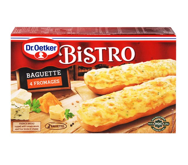 DR. OETKER Bistro Baquette 250g – 4 Cheese