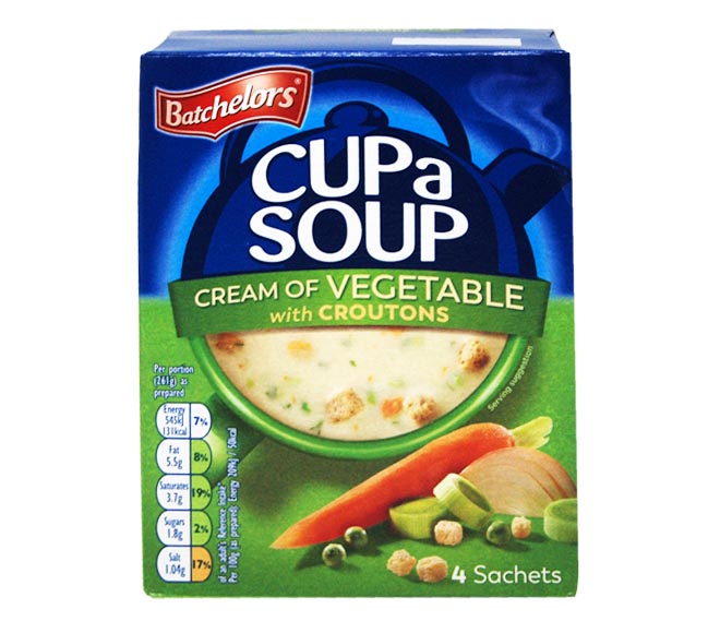 soup BATCHELORS cream of vegetable with croutons 122g