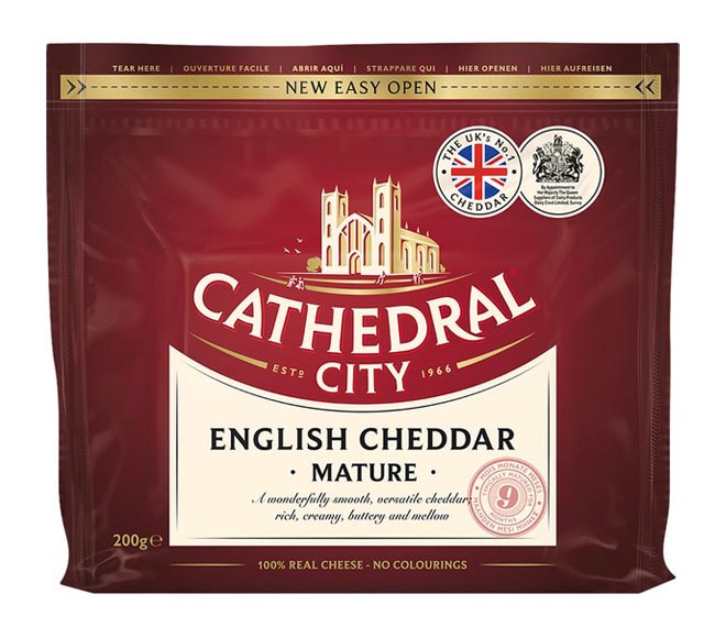 cheese CATHEDRAL CITY English cheddar mature 200g