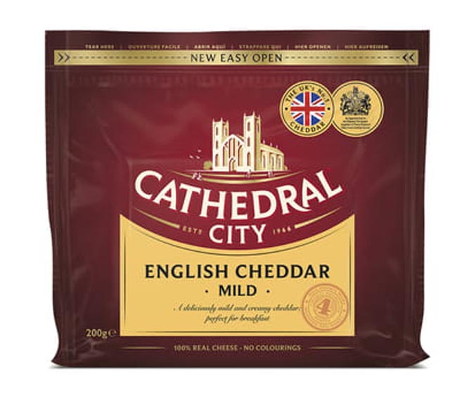 cheese CATHEDRAL CITY English cheddar mild 200g