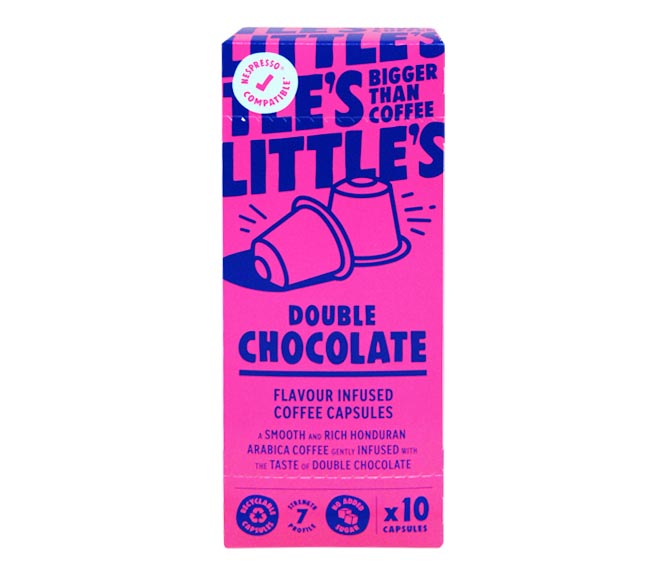 LITTLES nespresso compatible capsules 55g (10 caps) – Double Chocolate
