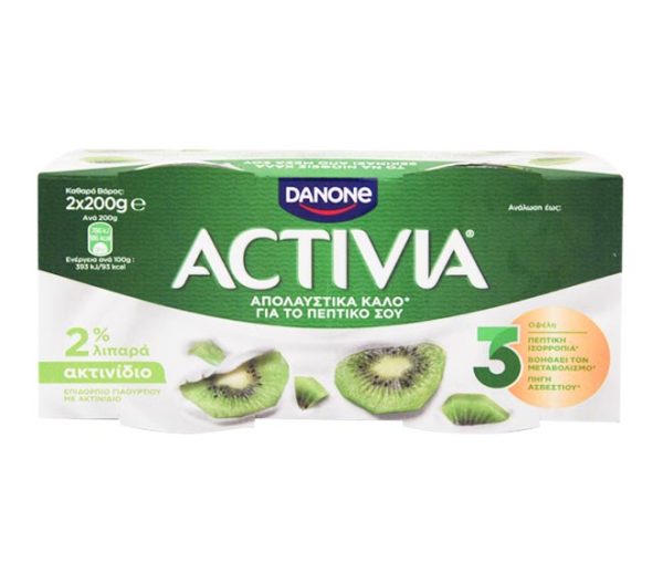 fruit yogurt ACTIVIA 2X200g - Kiwi