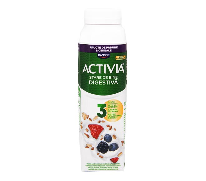 ACTIVIA yogurt drink 320g – Forest Fruits & Cereal