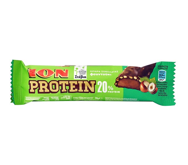 ION bar protein stevia (no added sugar) 50g – Hazelnut