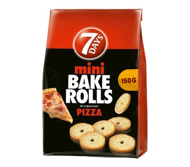 7DAYS bake rolls pizza 150g