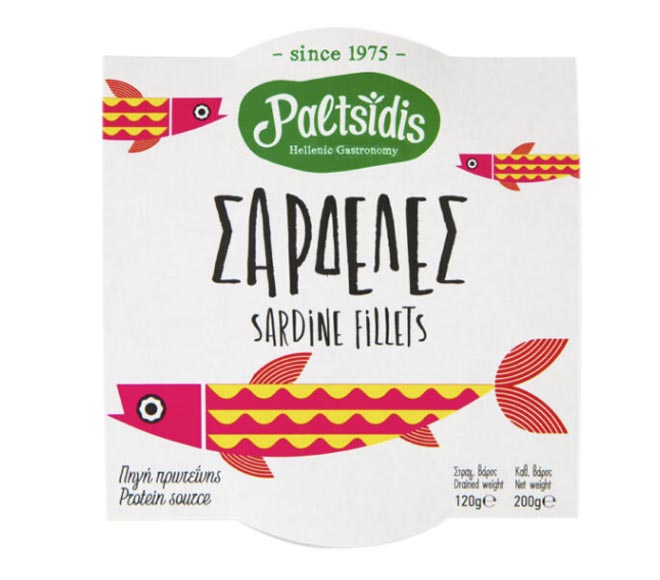 PALTSIDIS sardine fillets marinated 200g