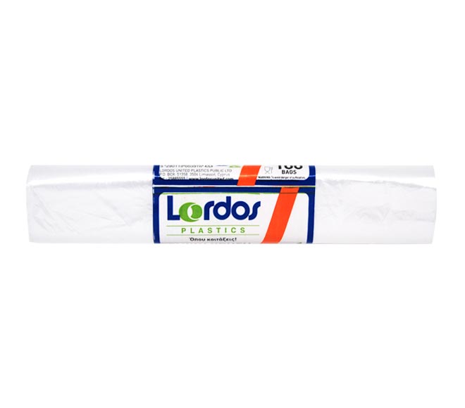 LORDOS General Use Bags clear 25X38cm 100pcs
