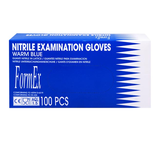 FORMEX disposable nitrile powder-free gloves (L) 100ps