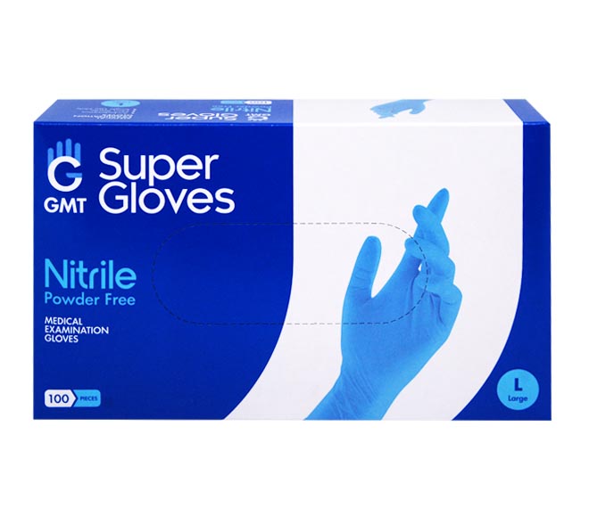 FORMEX disposable nitrile powder-free gloves (L) 100ps