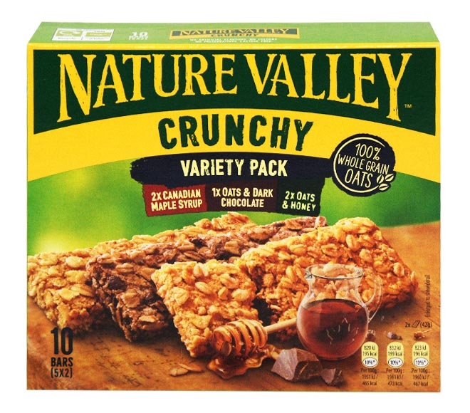 NATURE VALLEY Crunchy bars variety pack 5X42g