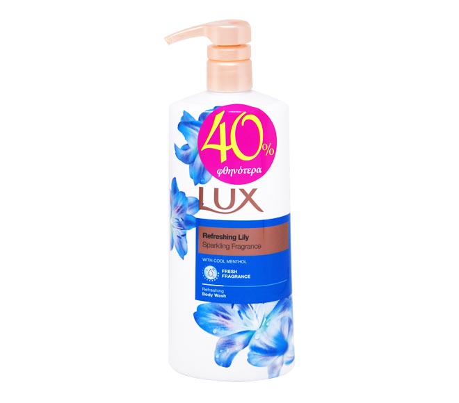 LUX shower gel 600ml – Refreshing Lily (40% OFF)