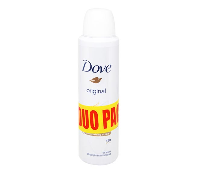 DOVE deodorant spray 150ml – original (Duo Pack)