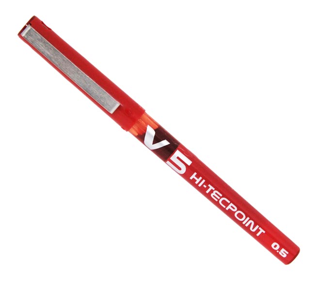 pen PILOT V5 Hi-Tecpoint 0.5mm – Red