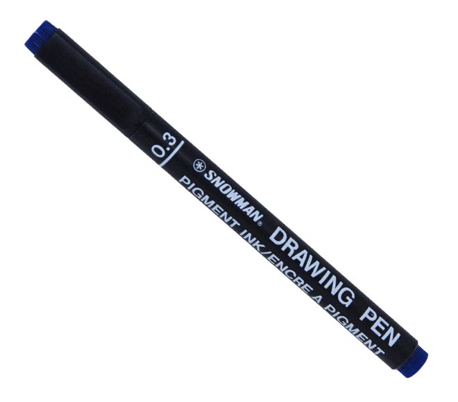pen SNOWMAN drawing 0.3mm – blue