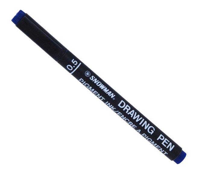 pen SNOWMAN drawing 0.5mm – blue