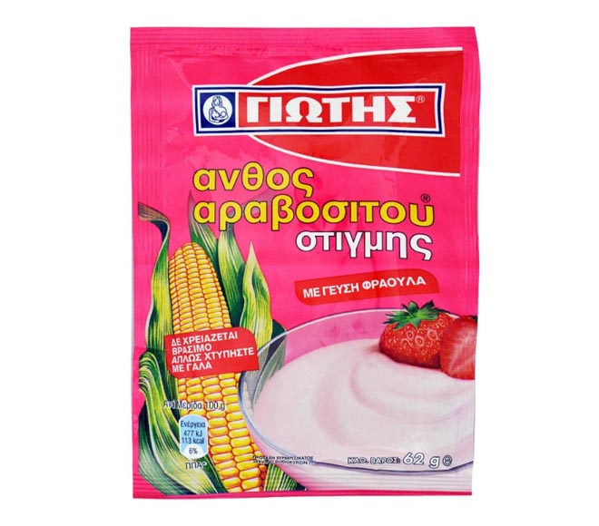 YIOTIS instant pudding strawberry flavour 62g