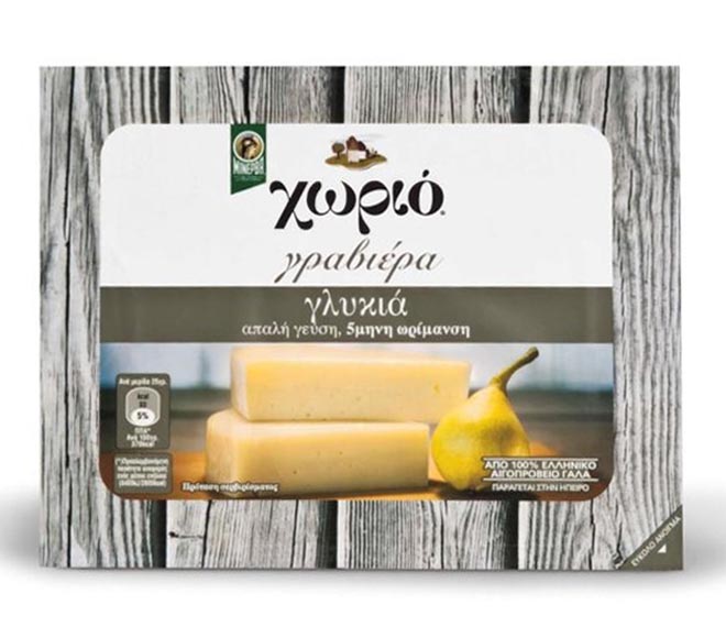 cheese MINERVA Horio 5 months maturation Graviera 250g – sweet