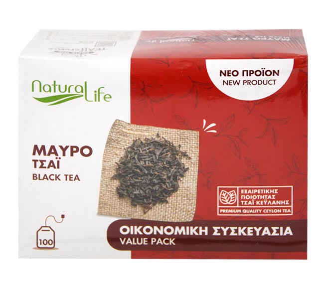 tea NATURAL LIFE Value Pack (100pcs) 130g – Black