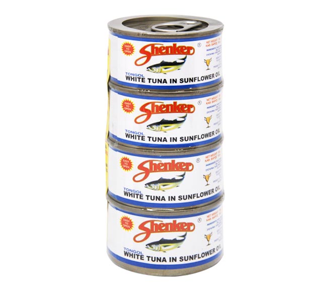 SHENKER light tuna in sunflower oil 4x95g