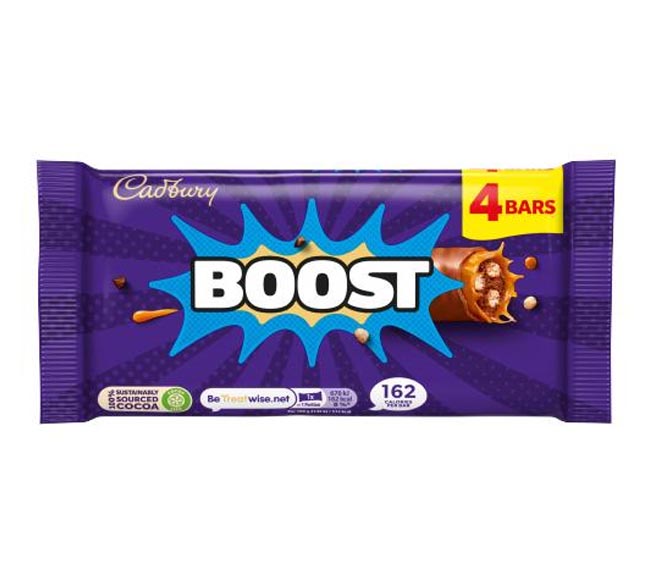 CADBURY chocolate Boost 126g (4×31.5g)