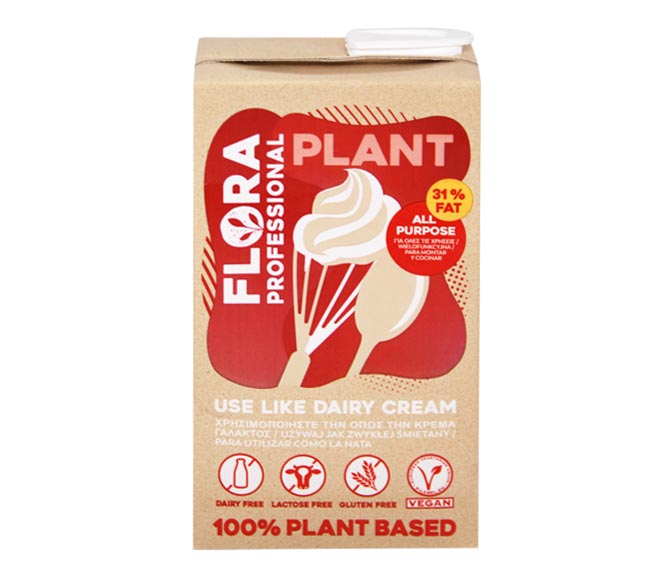 FLORA Professional 100% plant based cream (all purpose) 1L