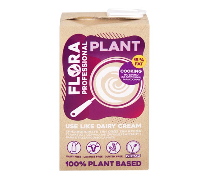 FLORA Professional 100% plant based cream (for cooking) 1L