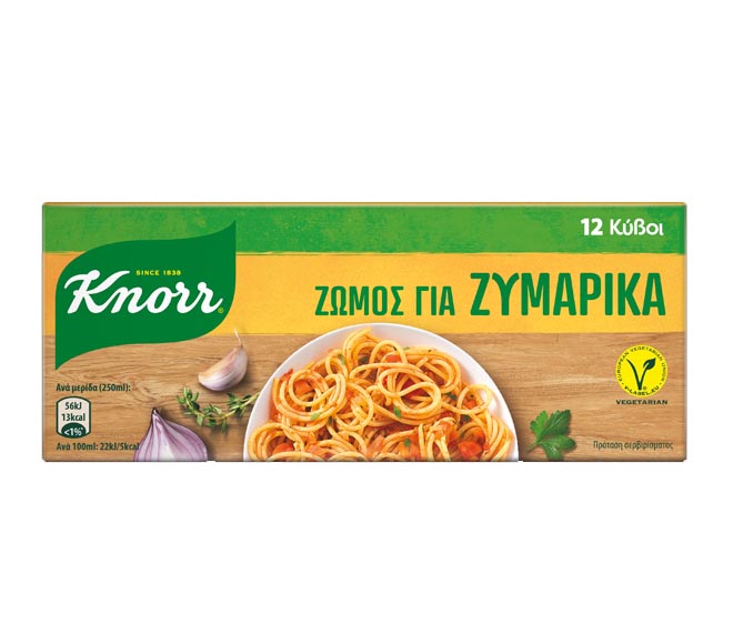 stock KNORR for pasta (12pcs) 120g