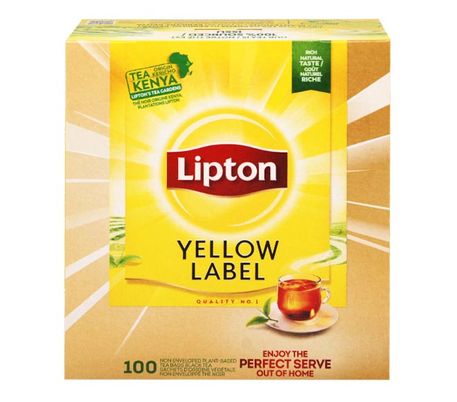 tea LIPTON yellow label (100pcs) 150g
