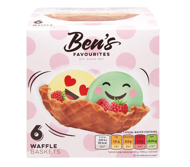 BEN’S waffle baskets 6pcs 78g