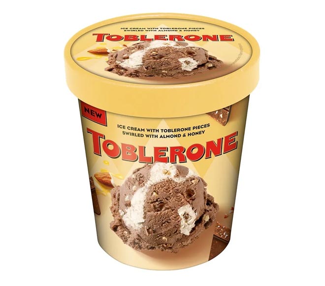ice cream TOBLERONE with almond & honey 300g