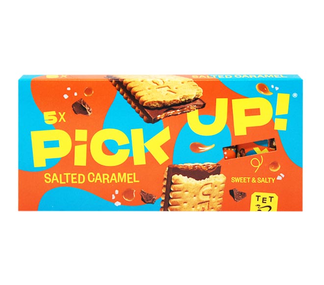 PICKUP choco biscuits 140g (5x28g) – Salted Caramel