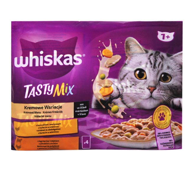 cat WHISKAS Pouch – Mix Creamy 4 x 85g