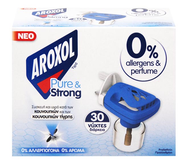 diffuser AROXOL Pure & Strong liquid 25ml with device against mosquitoes