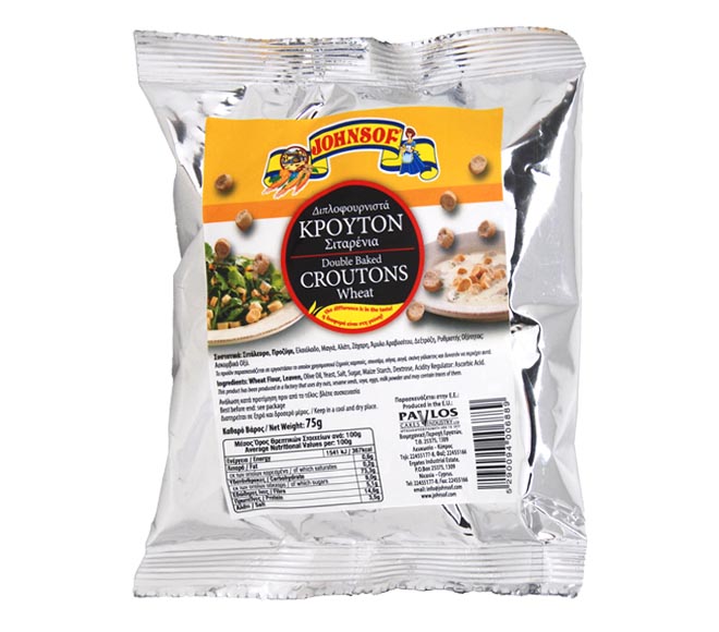 JOHNSOF Double Baked croutons wheat 75g