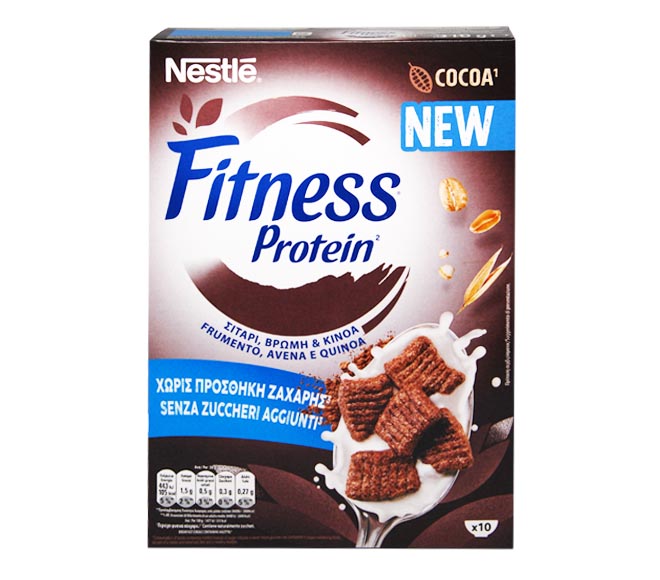 NESTLE Fitness Protein wheat, oat & quinoa 310g – Cocoa