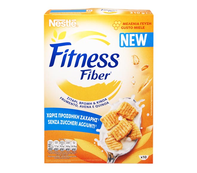 NESTLE Fitness Fiber wheat, oat & quinoa 310g – Honey