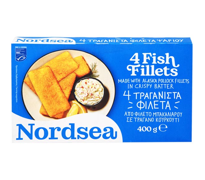 NORDSEA fish fillets 4pcs 400g