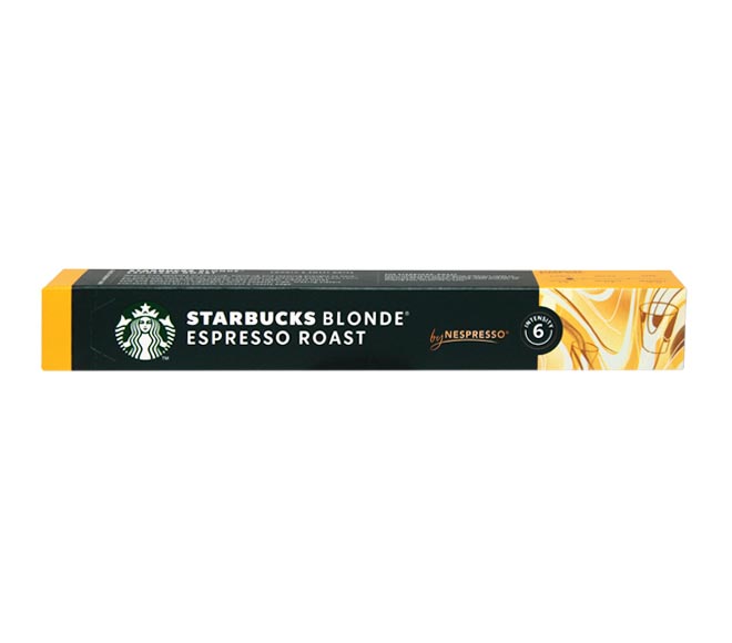 STARBUCKS blonde espresso roast 53g (10 caps – intensity 6)