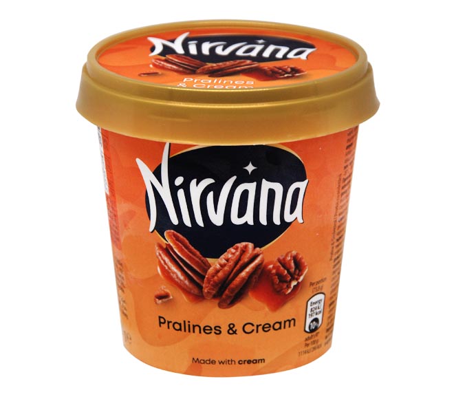 ice cream NIRVANA 310g – Pralines & Cream