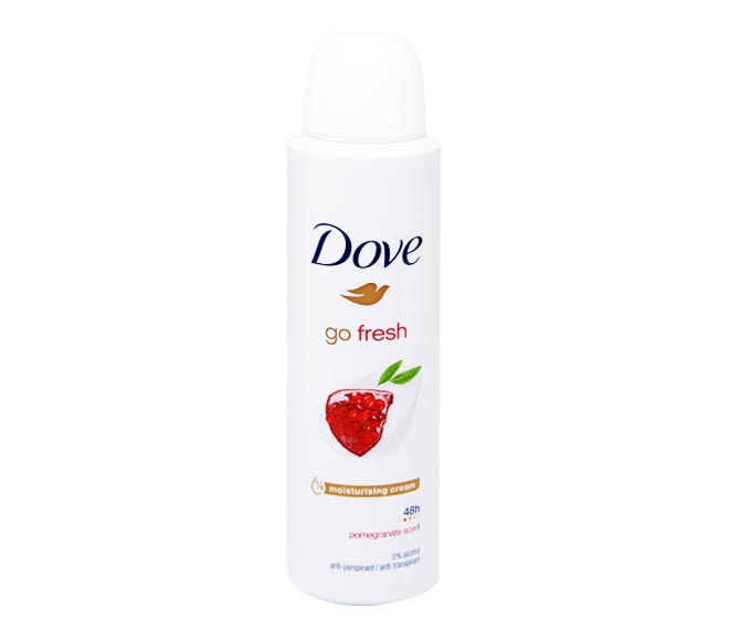 DOVE go fresh deodorant spray 150ml – pomegranate