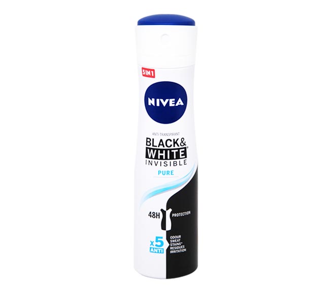 NIVEA deodorant invisible for black & white 150ml