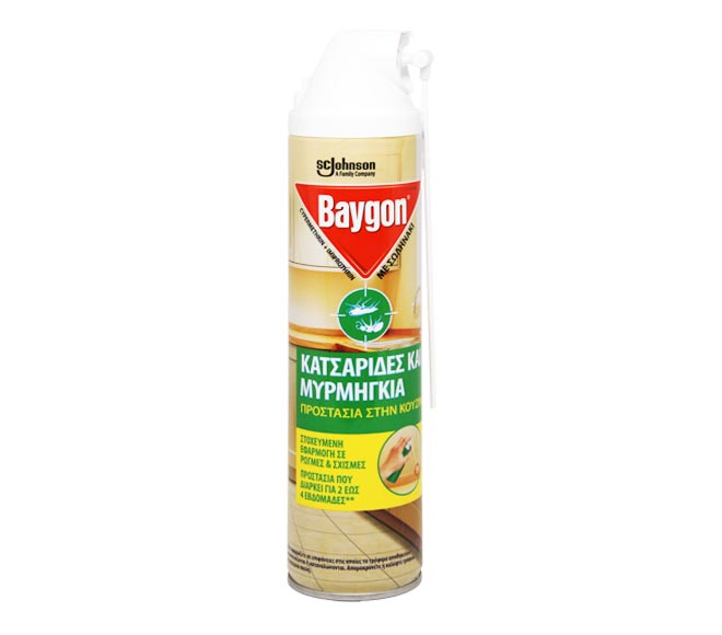 Insecticide BAYGON kitchen protection for cockroaches & ants 400ml