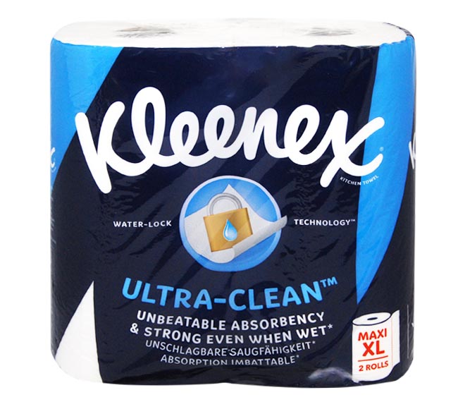 KLEENEX Ultra Clean kitchen paper towels 74 sheets x 2ply 2pcs