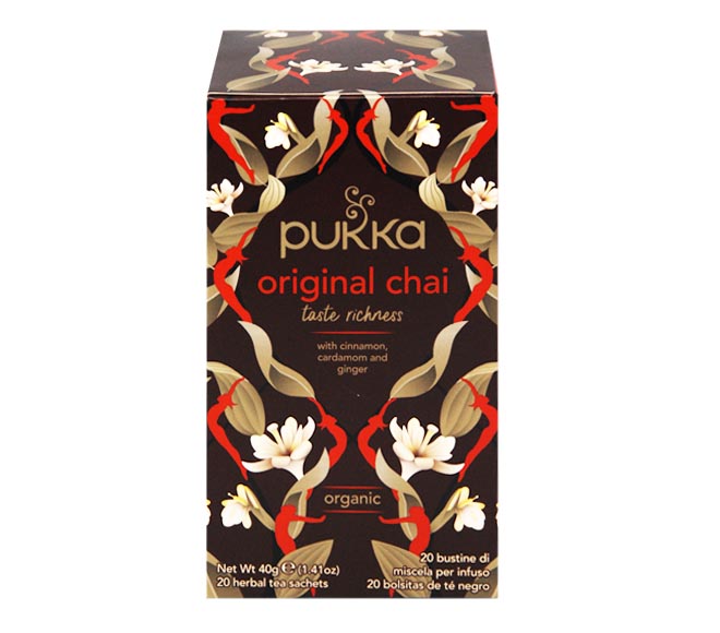 tea PUKKA bio Original Chai (20 pcs) 40g – Cinnamon, Cardamon & Ginger