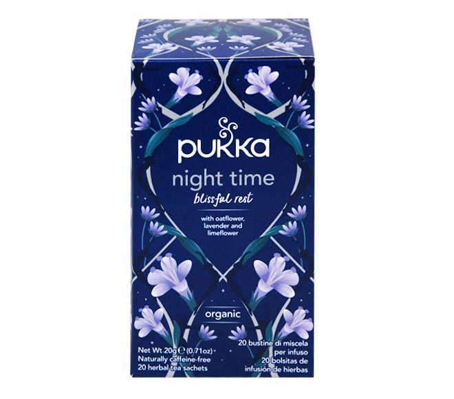 tea PUKKA bio Night Time (20 pcs) 20g – Oatflower, Levander & Limeflower