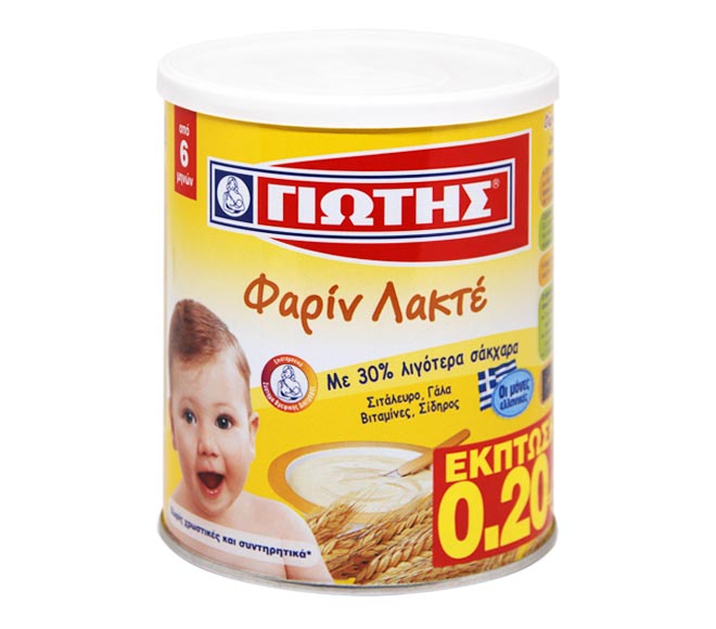 YIOTIS farine lactee 300g (€0.20 OFF)