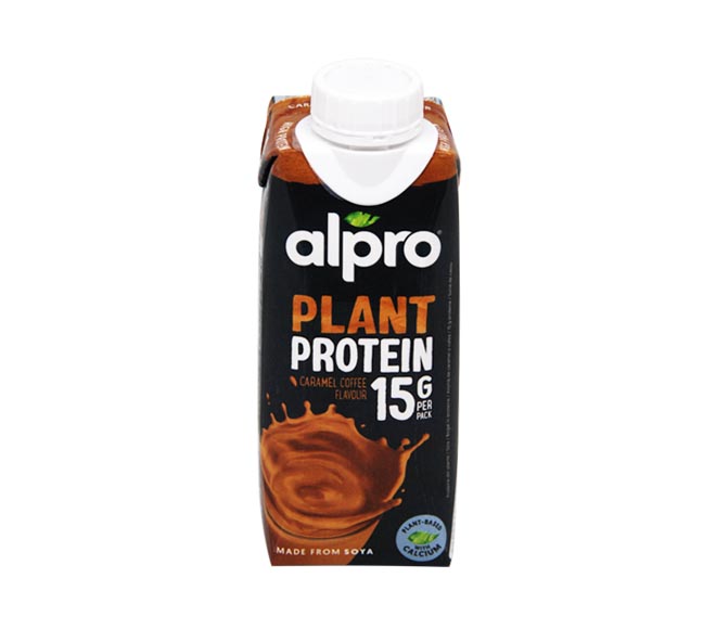ALPRO Plant Protein 15G soya caramel coffee flavour drink 250ml