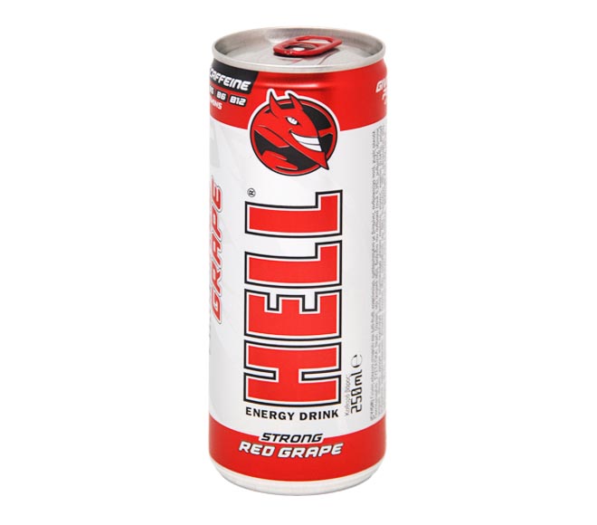 HELL energy drink 500ml – red grape